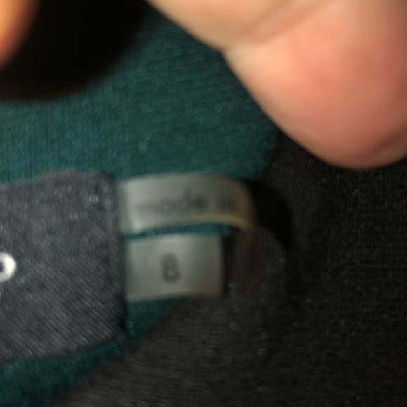 Ivanka Trump Green Sheath Midi Dress Sleeveless Crew Neck- size 8 - Picture 6 of 10